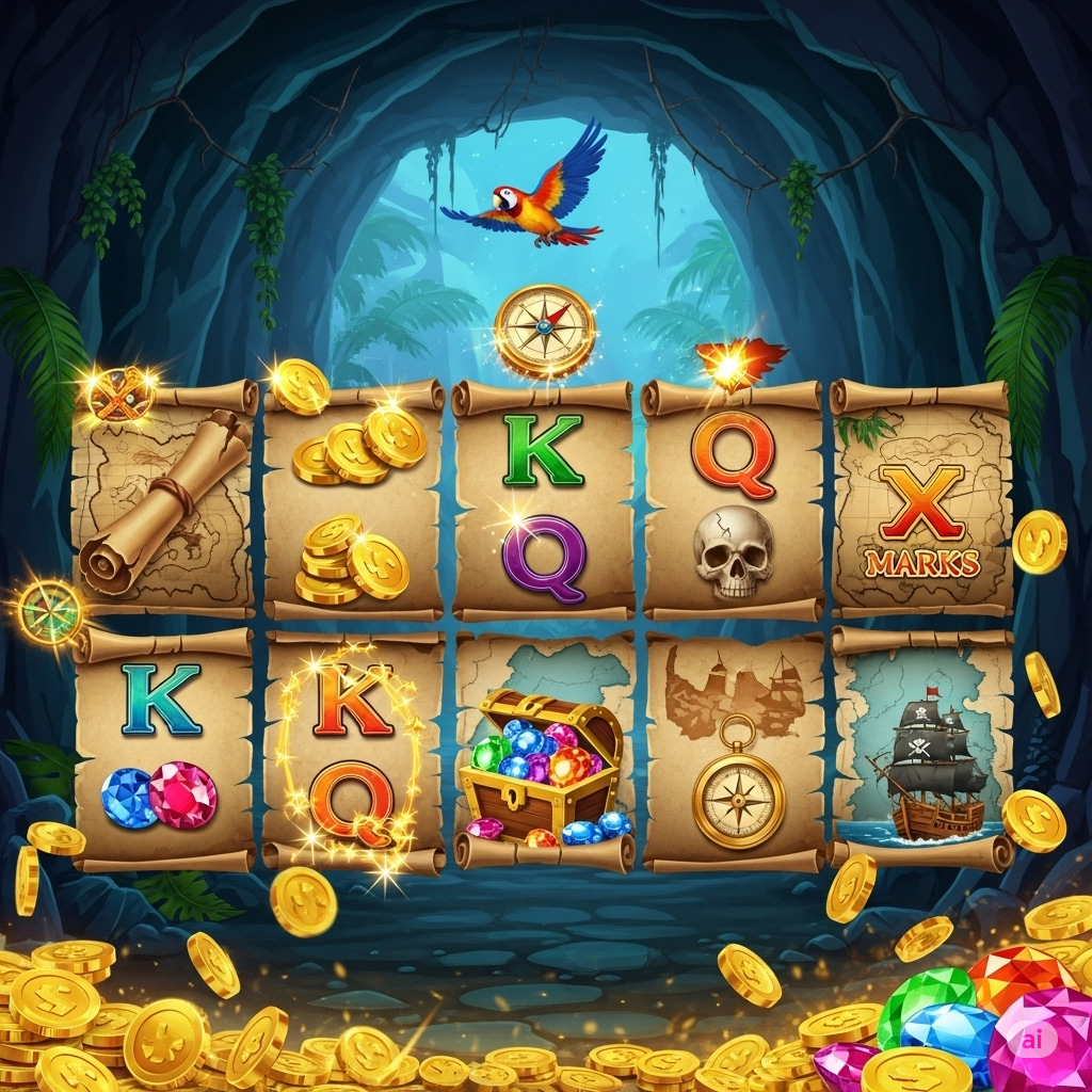 Slot bertema perburuan harta karun